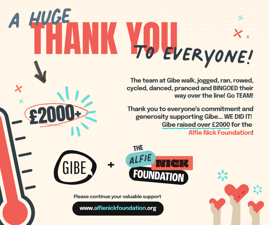 Gibe Fundraising Target Smashed!