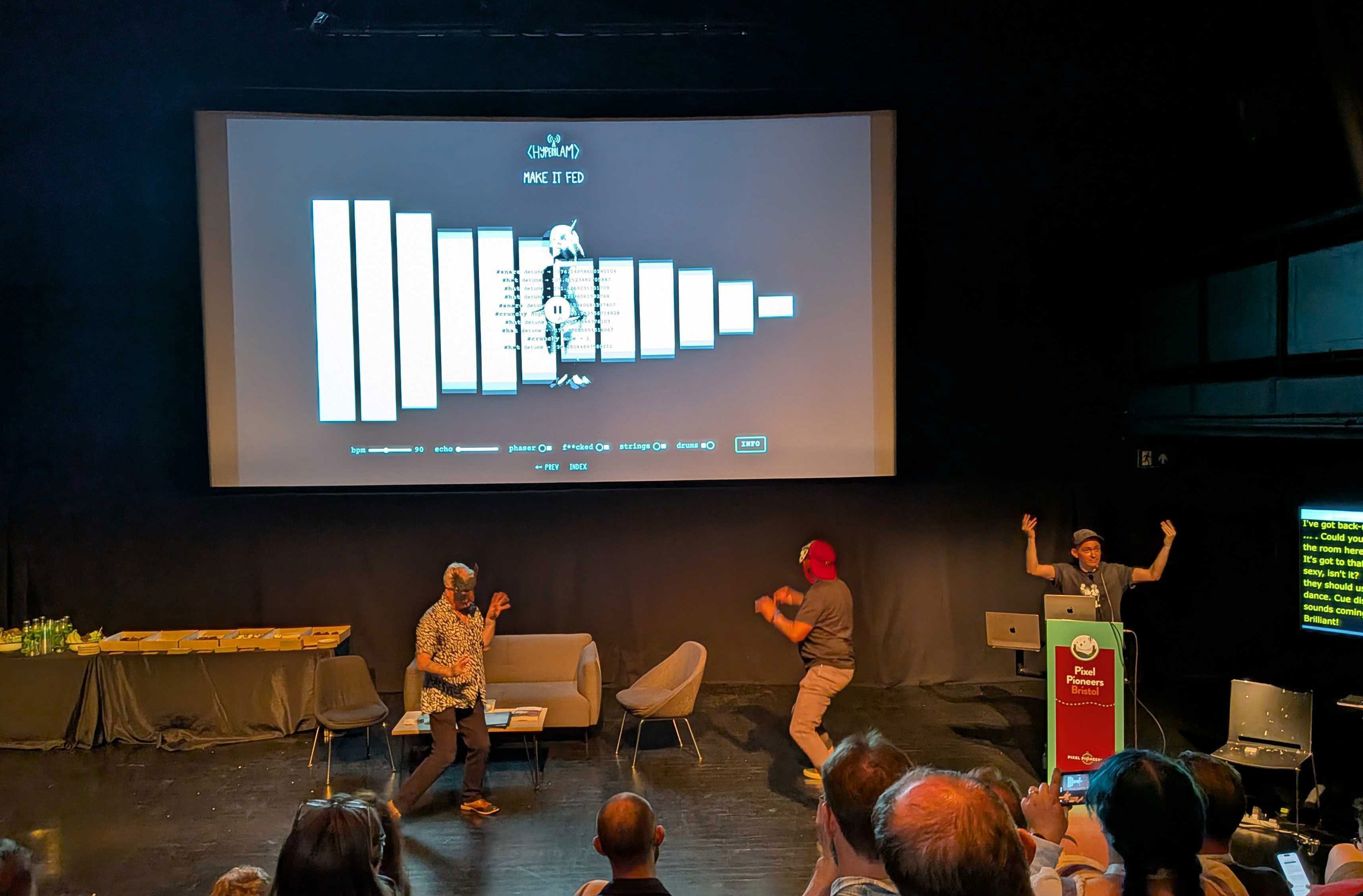 Pixel Pioneers Dancing