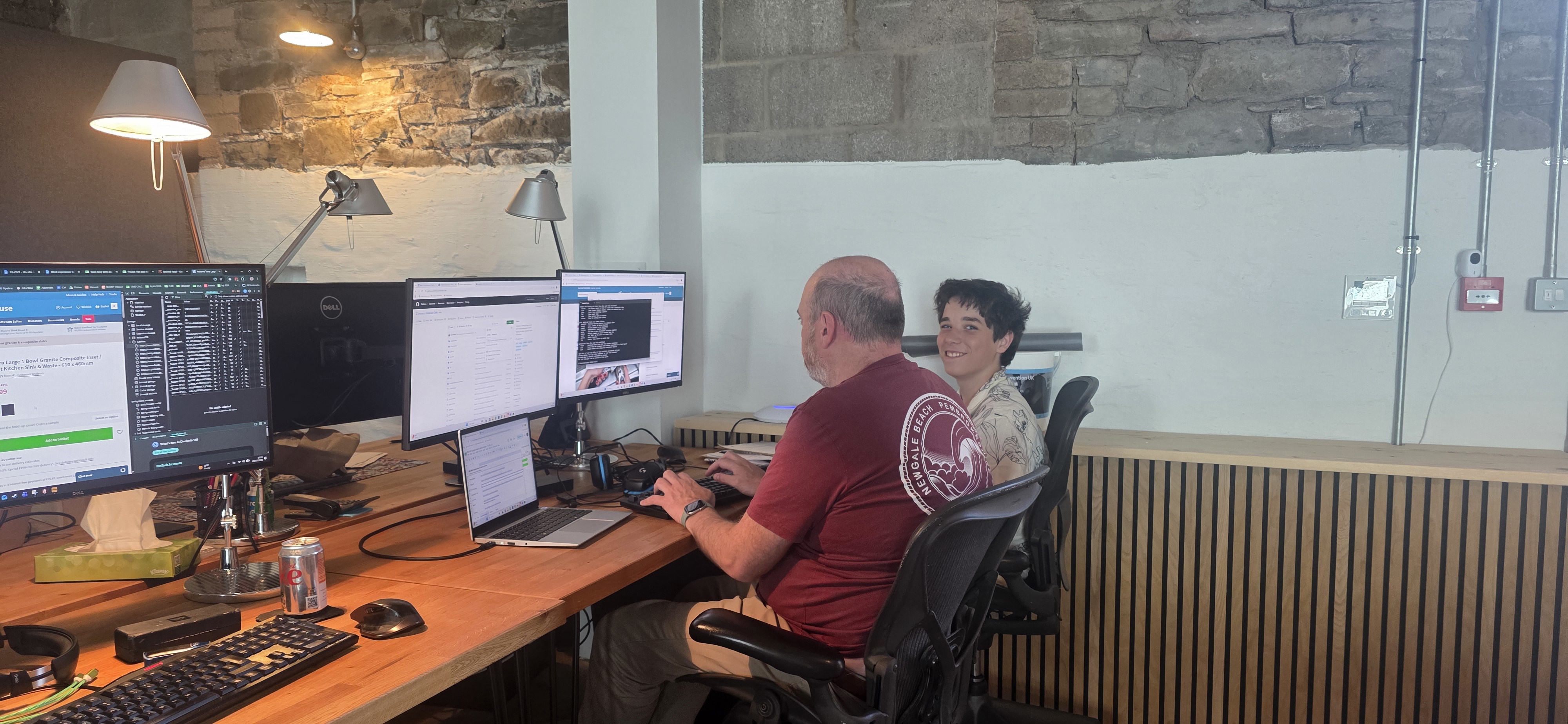 Eli and Steve work together using Claude to turn Eli's website ideas into a working site